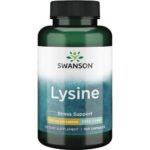SWANSON L-Lizyna 500mg 100kaps Mięśnie Stres Aminokwas
