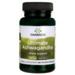 SWANSON Ashwagandha KSM-66 250mg 60 kapsułek Ekstrakt ŻEŃ-SZEŃ Indyjski