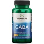 SWANSON GABA FORTE 750mg KWAS GAMMA AMINOMASŁOWY 60kaps