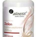 Selen L-selenometionina 200µg 100 tabletek Aliness