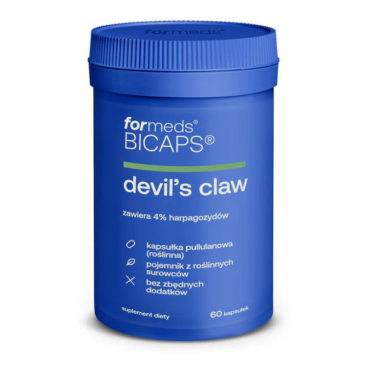 BICAPS_devils_claw ForMeds BICAPS DEVIL'S CLAW Diabelski pazur 60kaps - obrazek 1