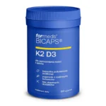 ForMeds BICAPS naturalna witamina K2 D3 2000 ODPORNOŚĆ Kości MIĘŚNIE 60kaps