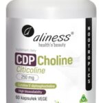 Aliness CDP CHOLINA Cytykolina CITICOLINE Pamięć Koncentracja Umysł 60 kaps