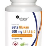 ALINESS BETA GLUKAN UKŁAD ODPORNOŚCIOWY TRAWIENIE 500mg 100k