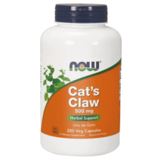NOW Foods CAT'S CLAW Odporność Detox Vilcacora KOCI PAZUR 500mg 250vegekaps