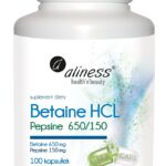 Betaina HCL + Pepsyna 650/150 mg x 100 kapsułek