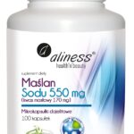 Maślan Sodu 550 mg (Kwas masłowy 170 mg) x 100 VEGE kaps